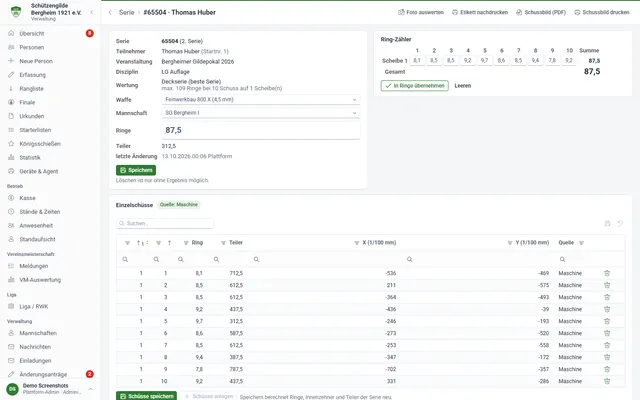 Screenshot Auswertemaschinen in svscore.de