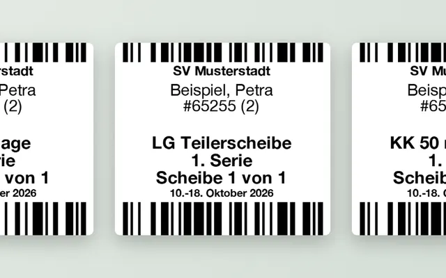 Screenshot Etikettendruck in svscore.de