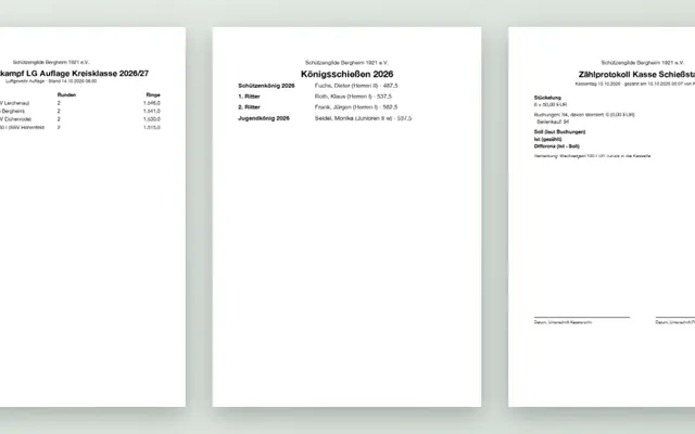 Screenshot Excel & PDF in svscore.de