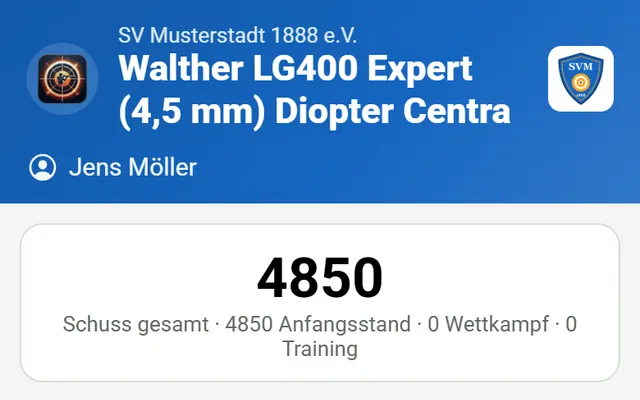 Screenshot Waffenbuch in svscore.de